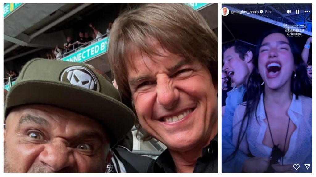 Dua Lipa: Tom Cruise and other celebrities made a grand entry at Oasis’ Wembley reunion concert, Dua Lipa and Callum Turner also attended