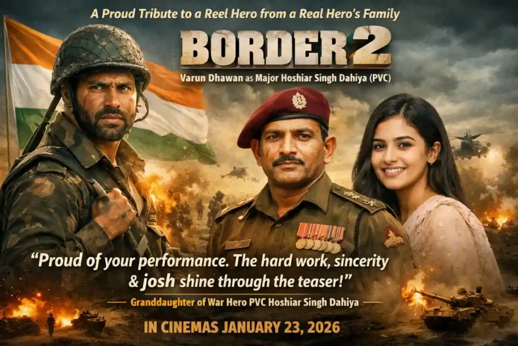 Varun Dhawan Earns Emotional Praise from War Hero PVC Hoshiar Singh Dahiyas Granddaughter for Border 2